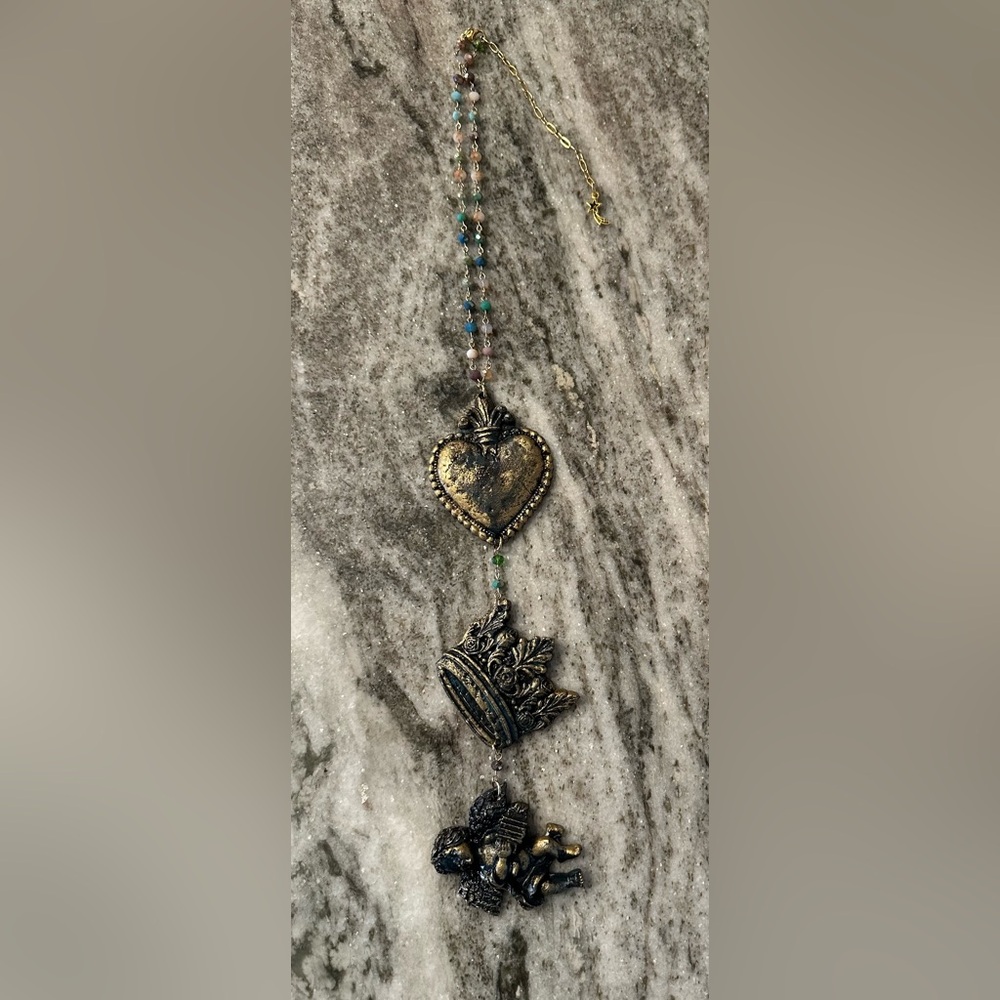Love Wins Crown Necklace
